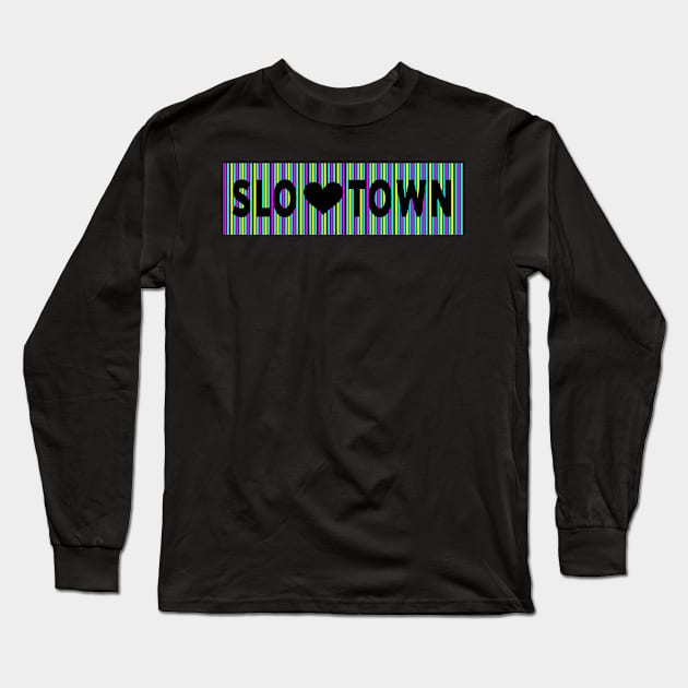 SLO TOWN with a heart Long Sleeve T-Shirt by TheJadeCat